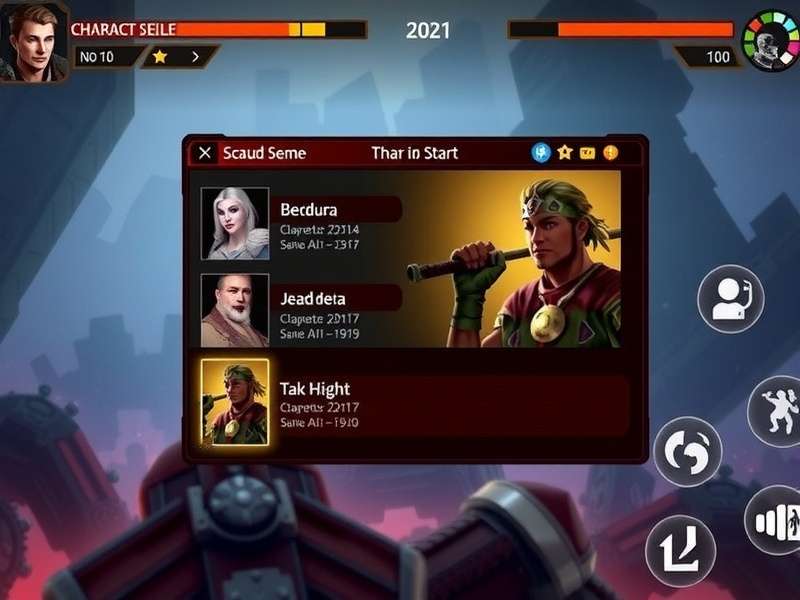 Lathmar Aggressive Combatant character selection screen